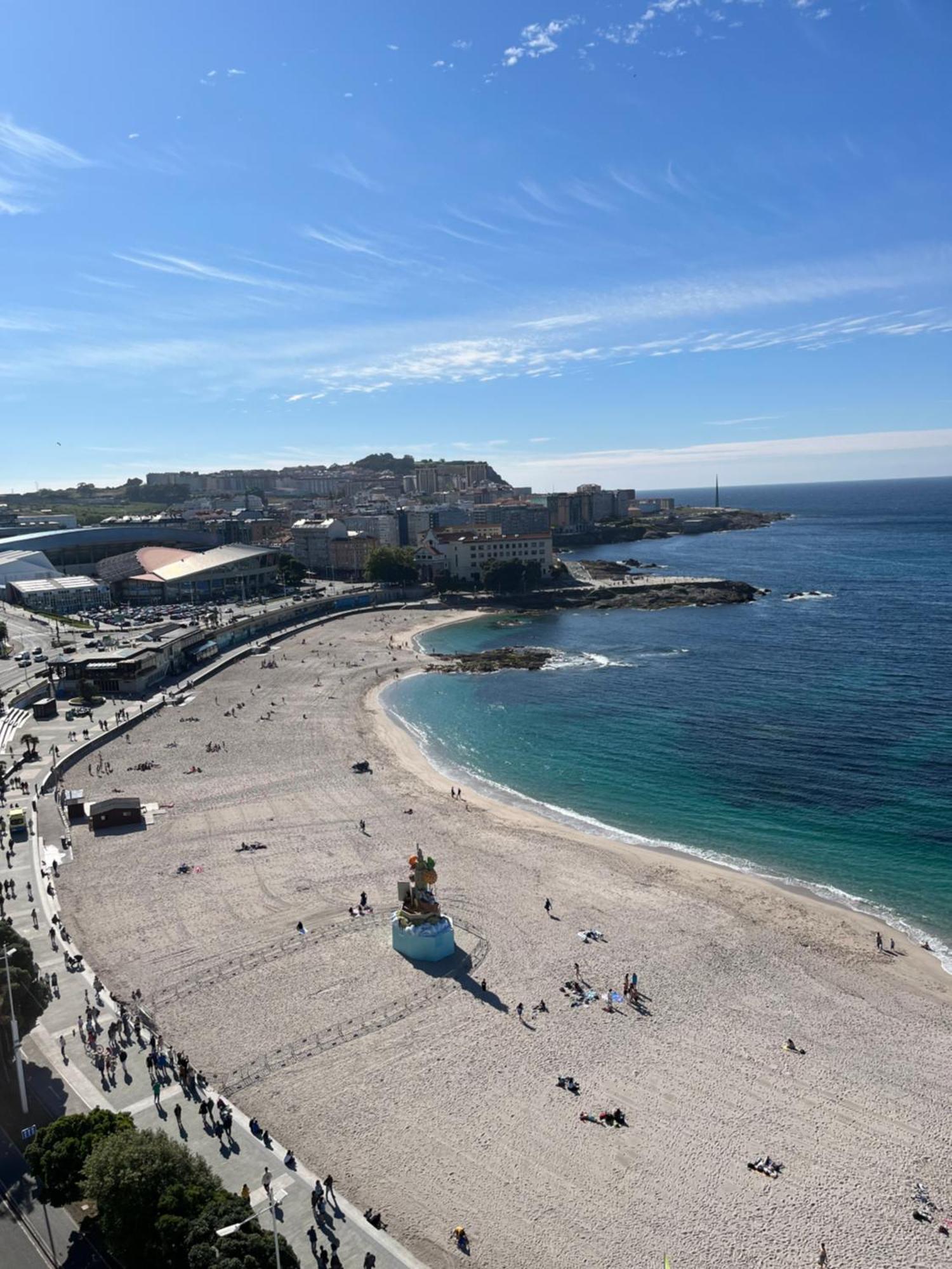 Primera Linea Playa Riazor 아 코루냐 외부 사진